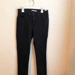 Levi's 711 Skinny Jeans | Size 26 | Black